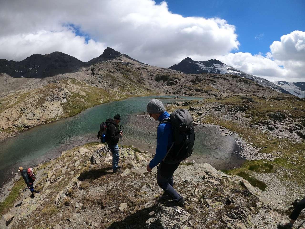Huette Deffeyes, La Thuile See, Aosta Valley See, trekking