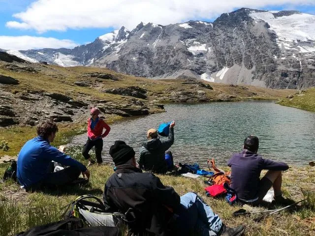 Lake La Thuile Aosta Valley Trekking