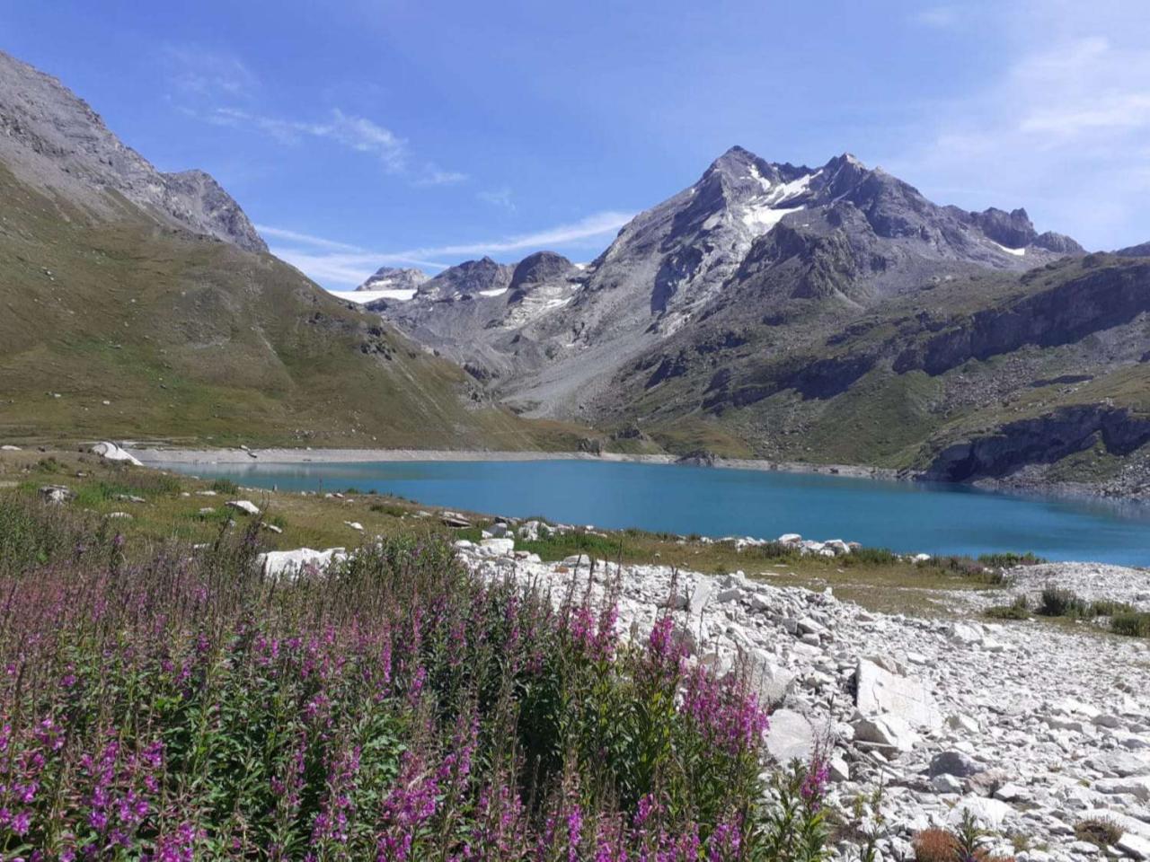 Tour des glaciers de la Vanoise, lac ferran, lac d'arpont