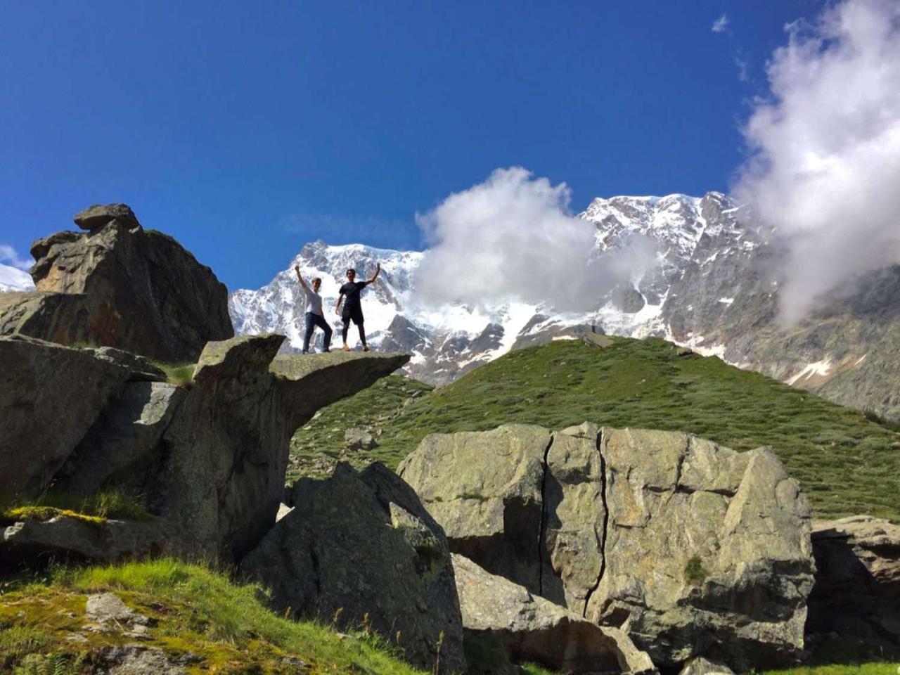 Überqueren der Alpen - Monte Rosa